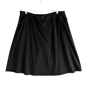 YOGIPACE Women's Modest Skirt Skort Black Size Extra Large XL